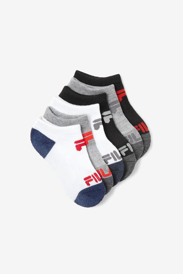 Meias Fila Rapaz Multicoloridas - Fila Cushioned No Show 10-Pack Loja Online Portugal,FMDI-60318